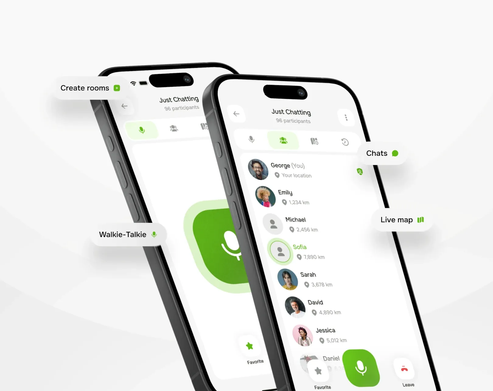 MDI Connect — a modern walkie-talkie app for instant voice chats